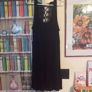 Torrid Black Sleeveless Scoop Neck Sundress